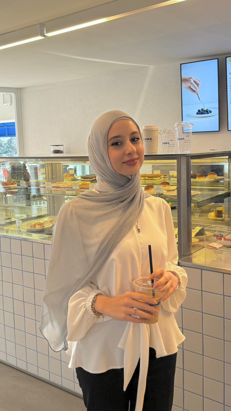 كشمير كويتي -Ice Gray